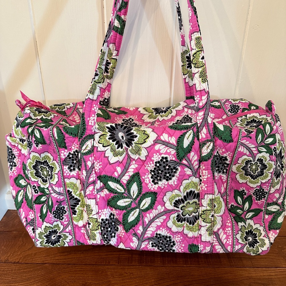 Priscilla Pink Vera Bradley Duffle Bag